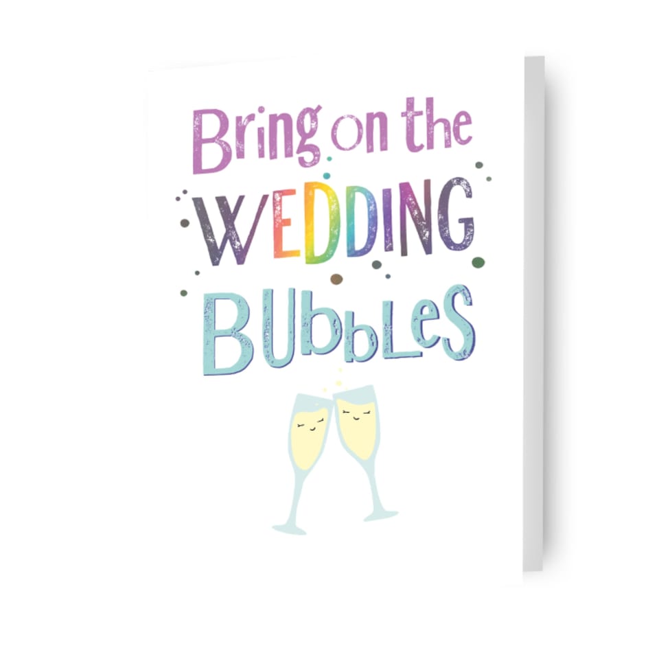 Brightside Pride Wedding Card