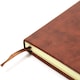 image 4 of Silvine Executive Soft Feel Notebook Ruled with Marker Ribbon 160pp 90gsm A5 Tan Ref 197TN