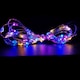 image 9 of 50 LED 2.5m Premier MicroBrights Indoor Outdoor Christmas Multi Function Battery Operated Lights with Timer on Pin Wire in Rainbow