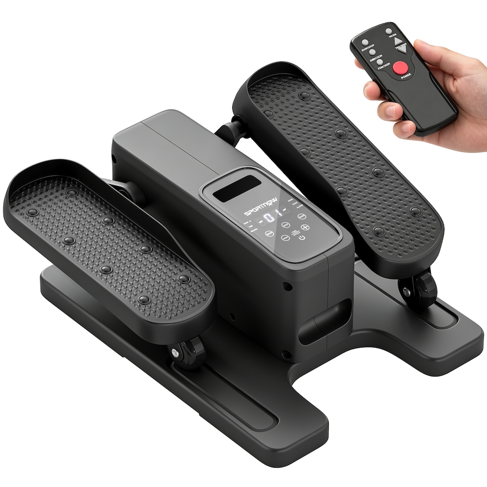 image 1 of SPORTNOW Under Desk Elliptical Machine with Manual & Auto Modes