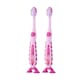 image 1 of Brush Baby Unicorn FlossBrush™ Bristles Toothbrushes Double Pack (3-6 Years)