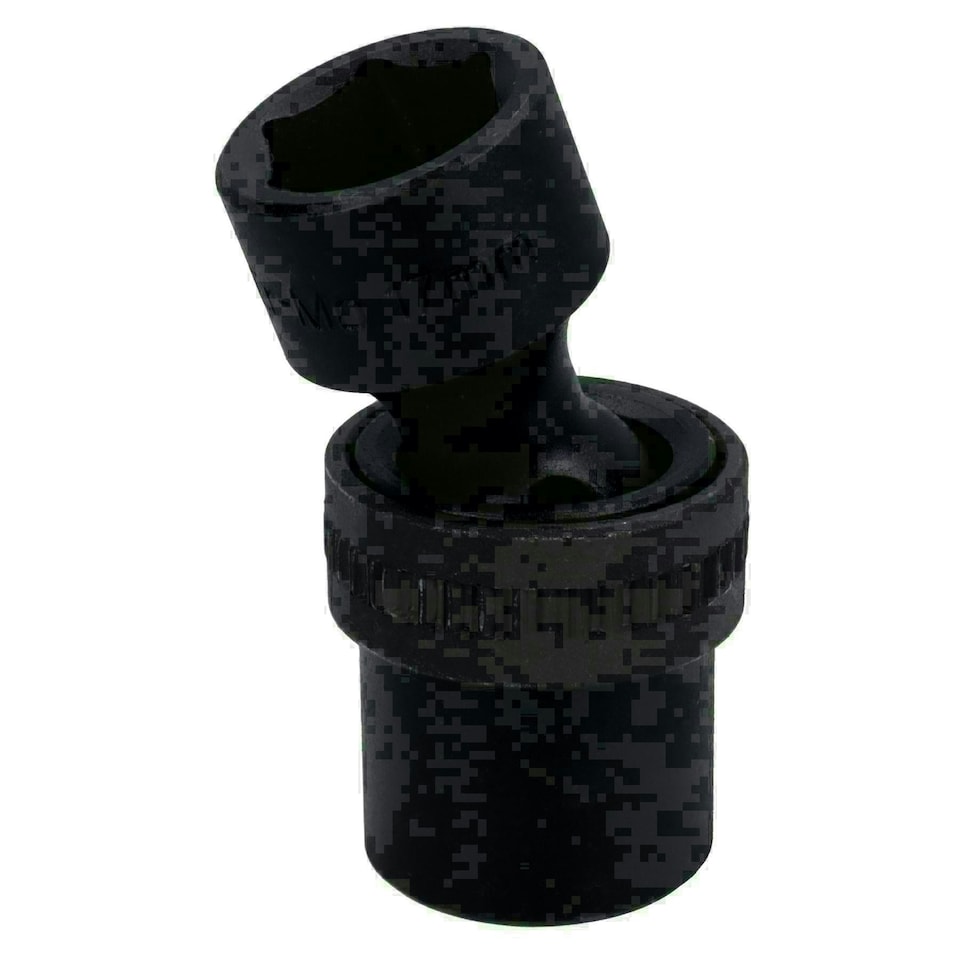 image 1 of 17mm 1/2in Drive Universal Swivel Wobble Metric Impact Shallow Socket 6 Point