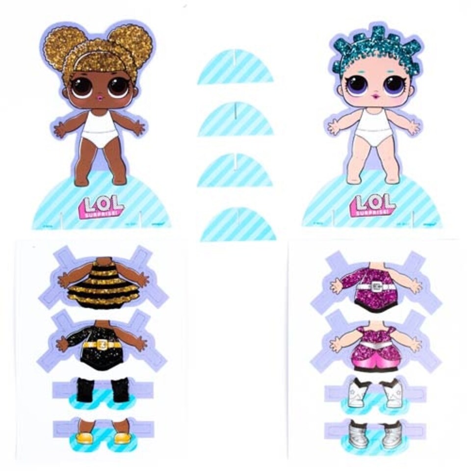 LOL Surprise Paper Dolls - Pack of 2