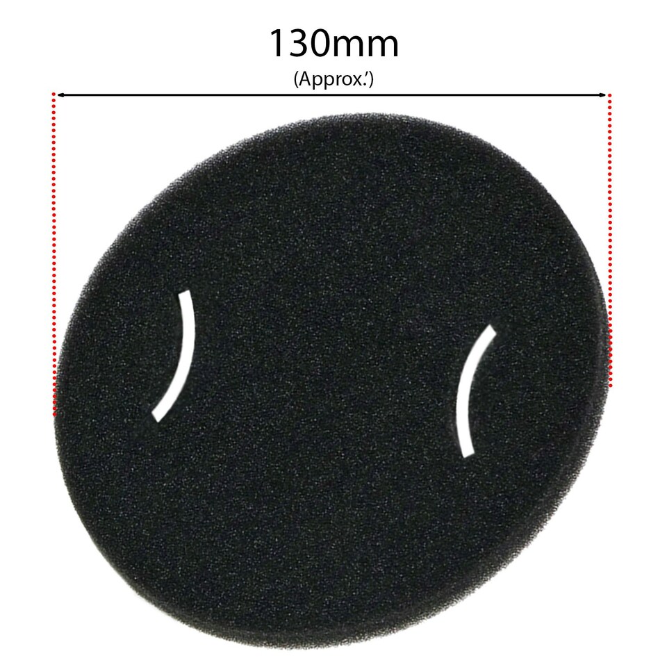 image 1 of SPARES2GO Foam Filter for Currys Essentials C700VC18 Vacuum Cleaner