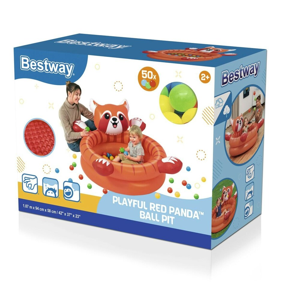 image 1 of Bestway Inflatable Ball Pool Panda 107x94x58 cm +2 Years Indoor & Garden 52702