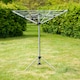 image 4 of KCT 4 Arm Portable Free Standing Rotary Washing Line - 16m Drying Area | Silver
