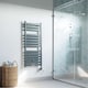 image 2 of Capri - Anthracite Electric Towel Rail H1147mm x W500mm Straight 600w Thermostatic WIFI