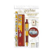 Harry Potter Hogwarts Stationery Set - Red/Yellow - One Size