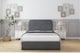 image 1 of Sloomy Belvoir Armour Coniston Bed Frame With Mattress With 45" Upholstered Headboard 2'6 Small Single