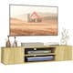 image 1 of HOMCOM Floating TV Unit for 60" TVs W/ Shelves and Cabinets