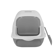 Living and Home Detachable Cat Litter Box | Grey