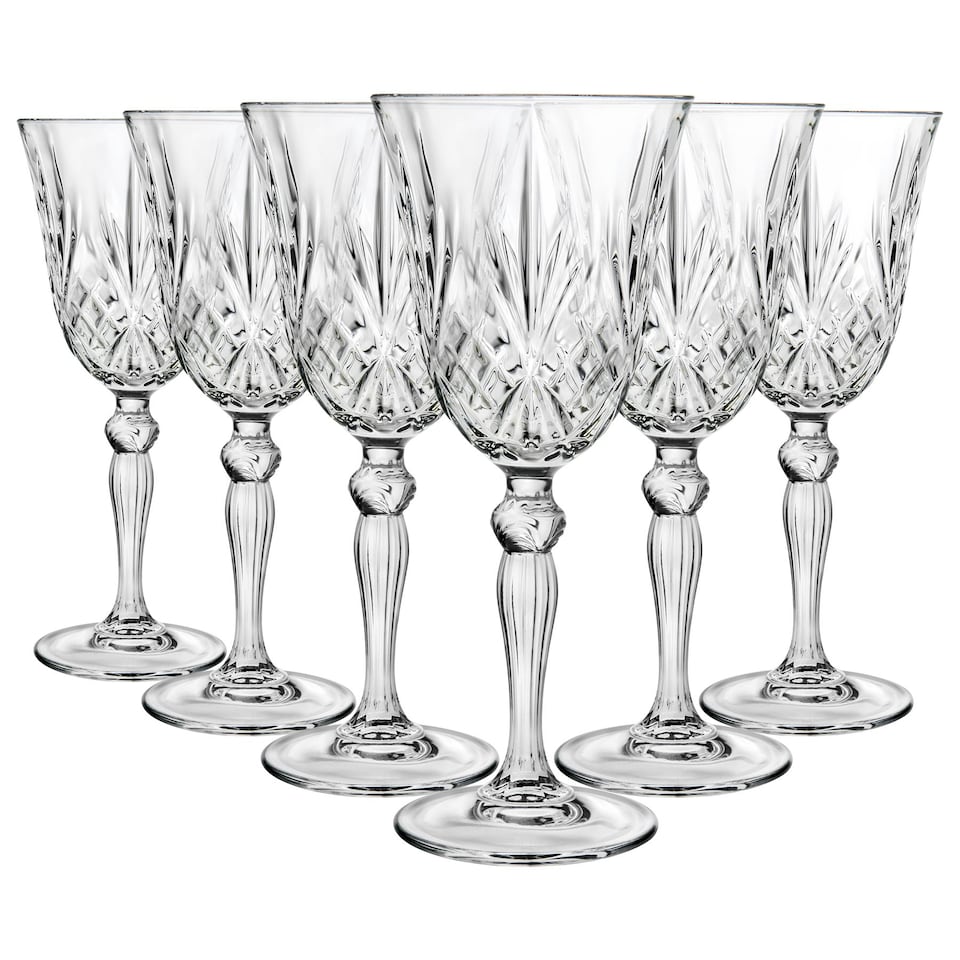 image 1 of RCR Crystal Melodia Red Wine Glasses - 270ml - Pack of 6