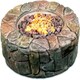 image 1 of Centurion Supports Fireology KALUYA Bronze Lavish Garden and Patio Gas Fire Pit with Eco-Stone Finish - Fully Assembled