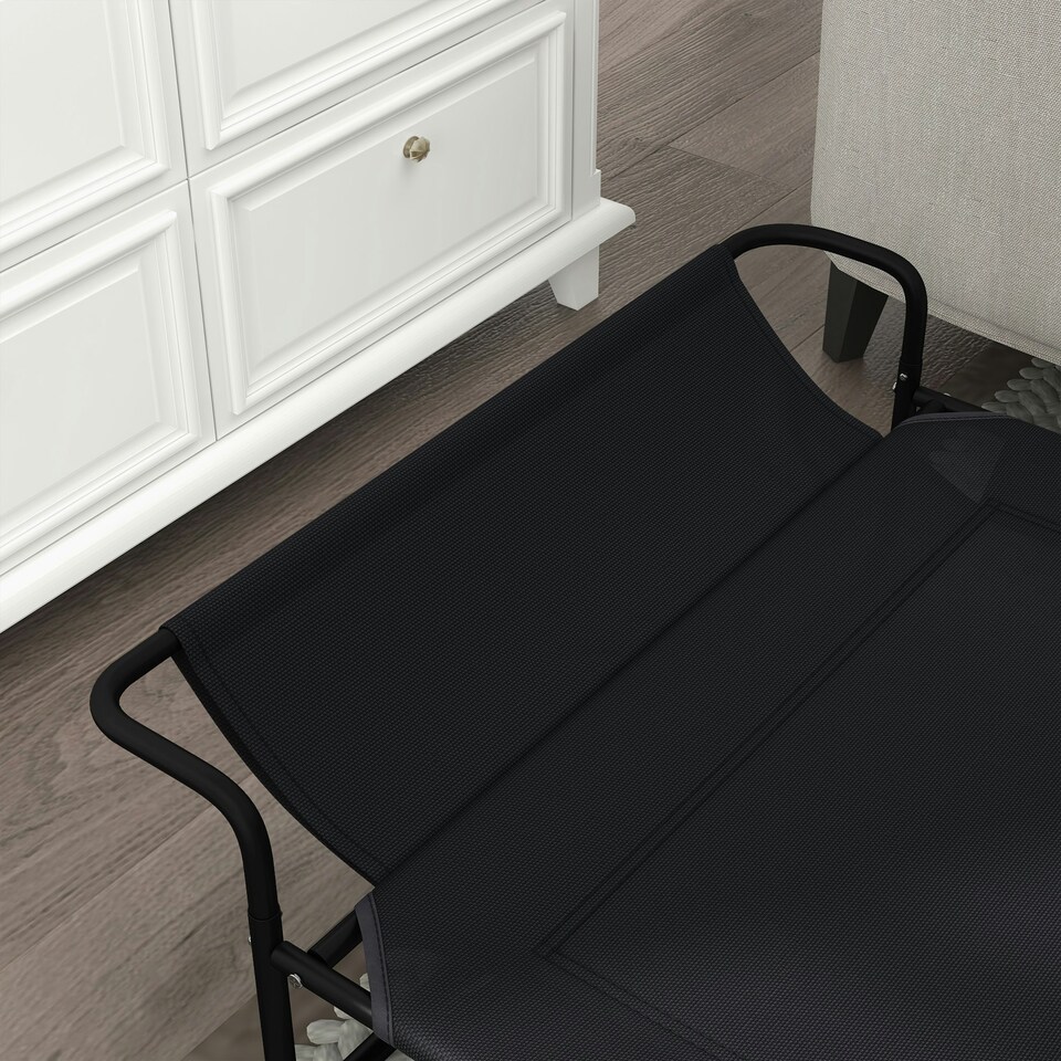 image 1 of PawHut Raised Dog Bed w/ Slope Headrest, for Medium Dogs, 106 x 81 x 33cm
