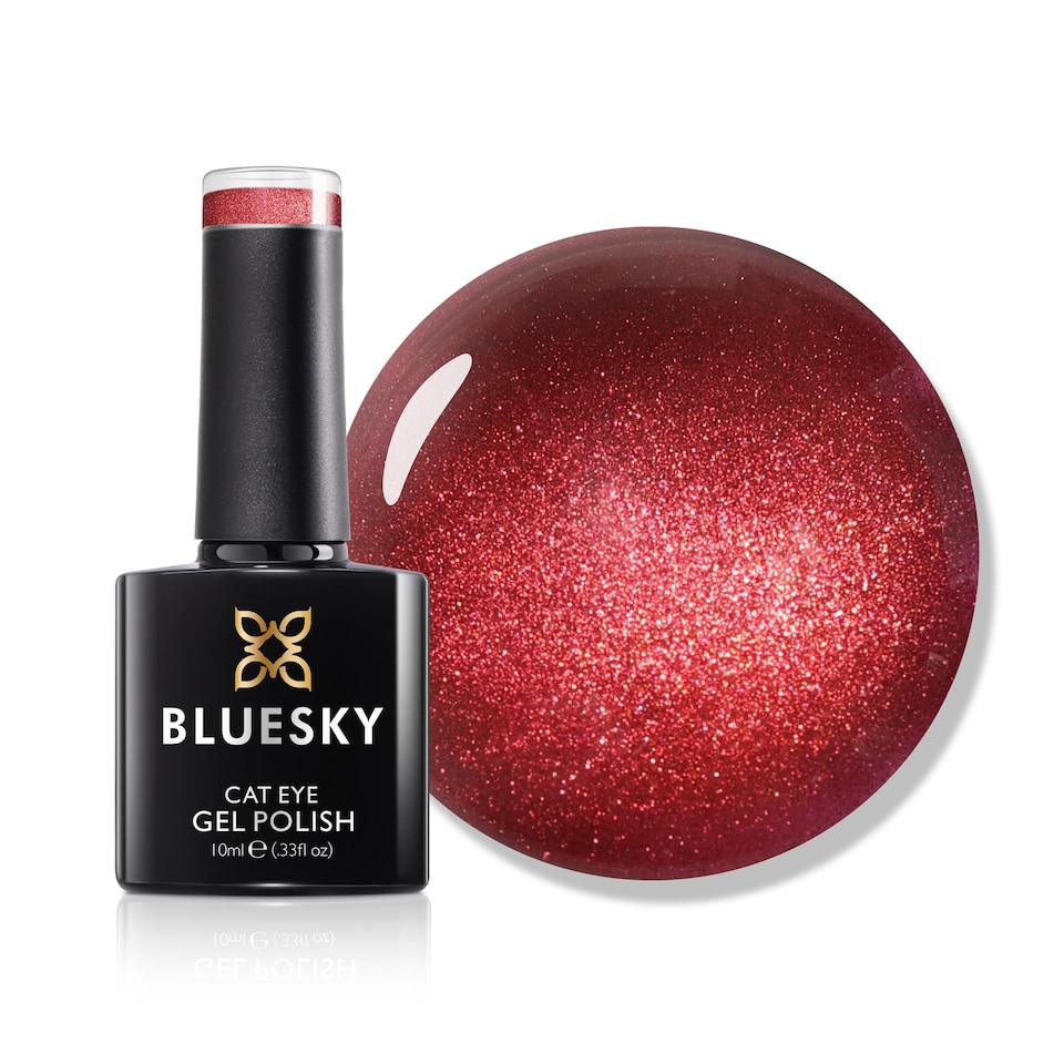image 1 of Bluesky Red Gel Polish - Velvet Burgundy 10ml