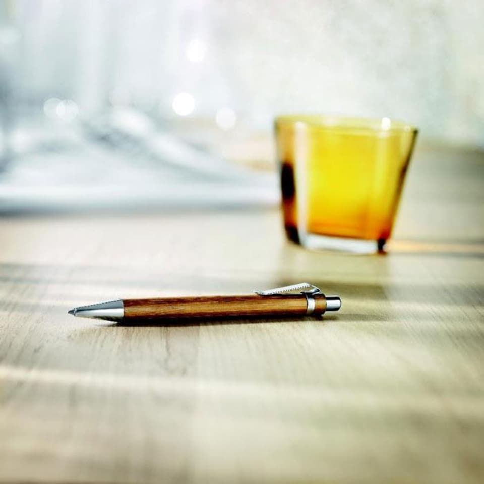 image 1 of MidOcean Sumatra Bamboo Rollerball Pen - Wood - One Size