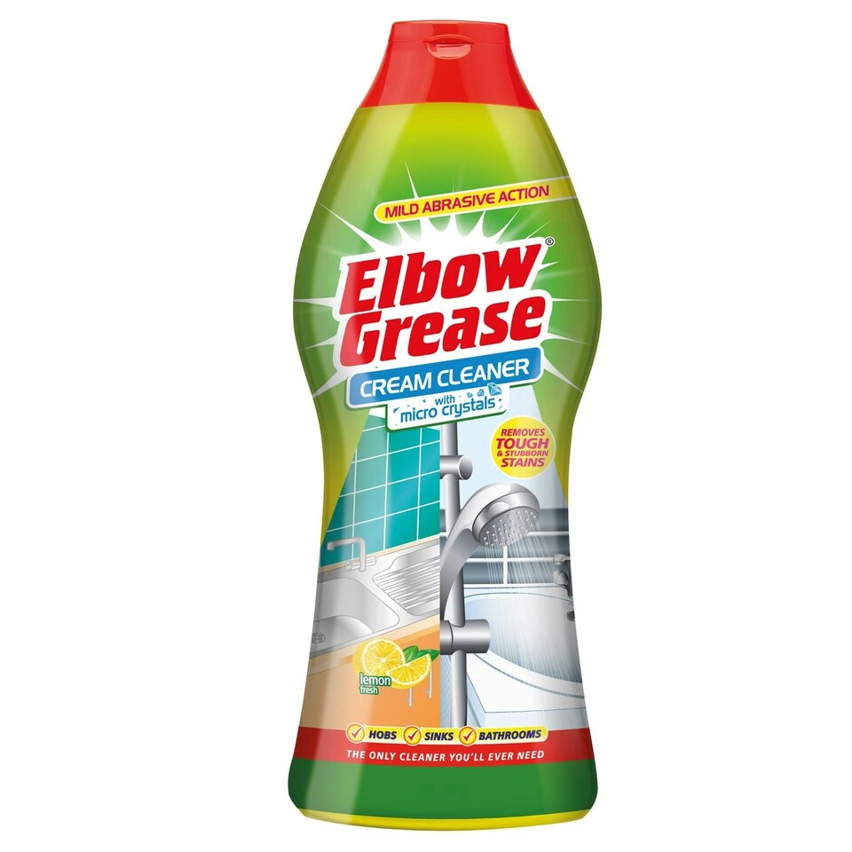 image 1 of Elbow Grease Cream Cleaner Tough Stubborn Stain Remover Lemon Fresh 540G