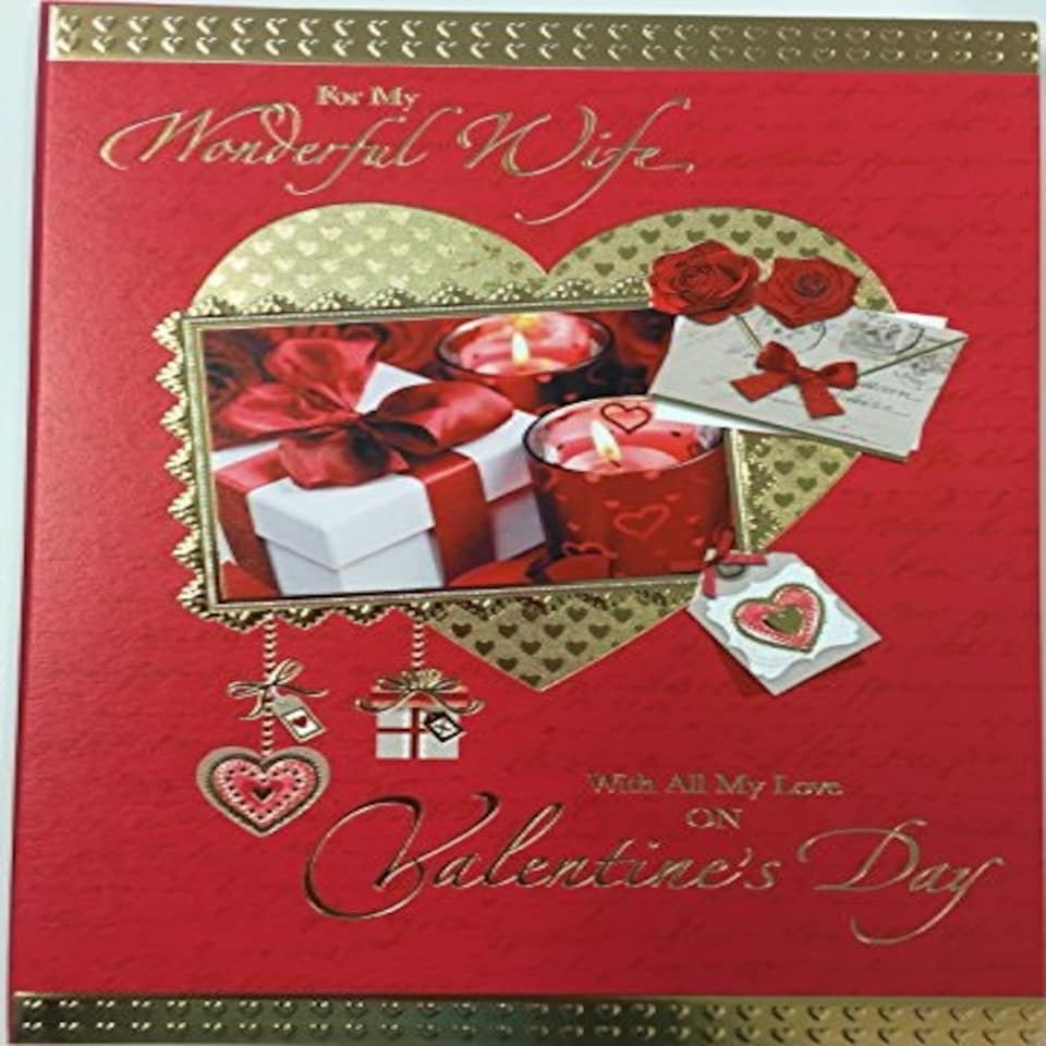 image 1 of Wishing Well - For My Wonderful Wife - Card Valentine's Day