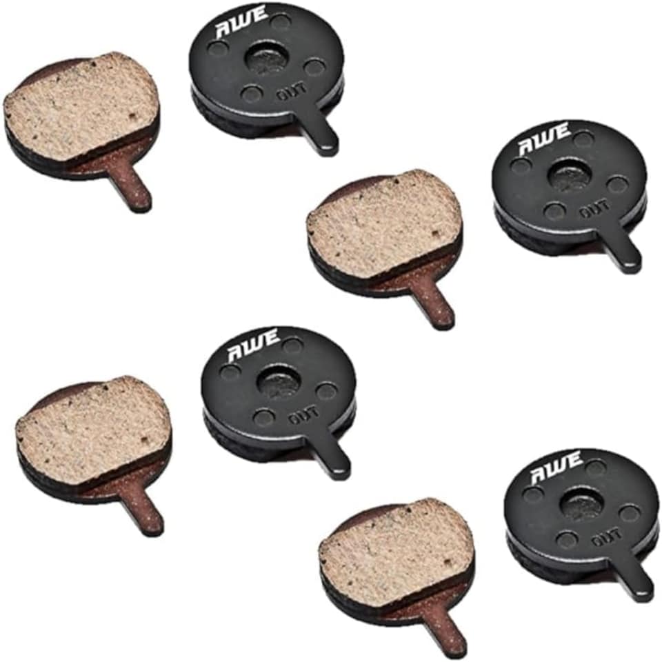 image 1 of AWE Set x 2 Semi Metallic Disc Brake Pads Compatible with Promax DSK-401