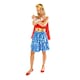 image 2 of Wonder Woman Womens/Ladies Deluxe Costume - Red/Blue/Gold - M M