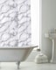 image 3 of Marble Shower Curtain - White - 180x180cm | White