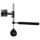 image 6 of HOMCOM Adjustable Speed Bag Wall Mount, Boxing Equipment Black