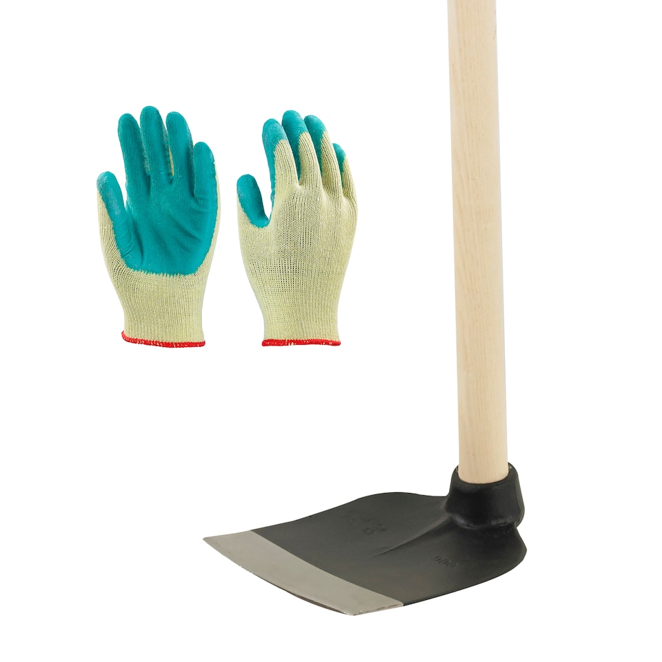image 1 of Pegdev 2lb Chillington Style Hoe with Gardening Gloves for Weeding