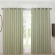 image 1 of Sundour Cosmos Eyelet Curtains Green Green | 46x72"