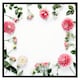 image 1 of Scattered flowers (Picture Frame) Black | M