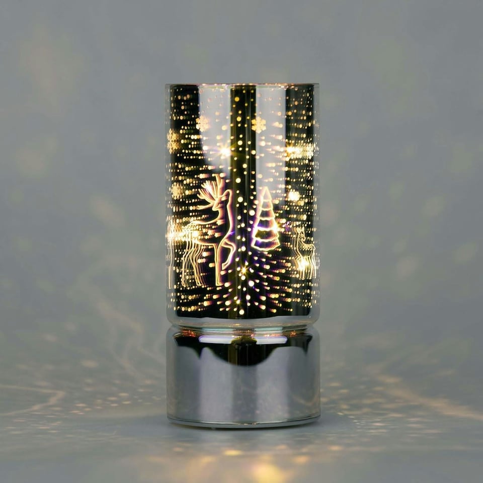 image 1 of 17cm LED Christmas Vase