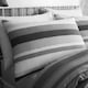 image 4 of Simply Stripes Duvet Cover Set - Super King - Charcoal