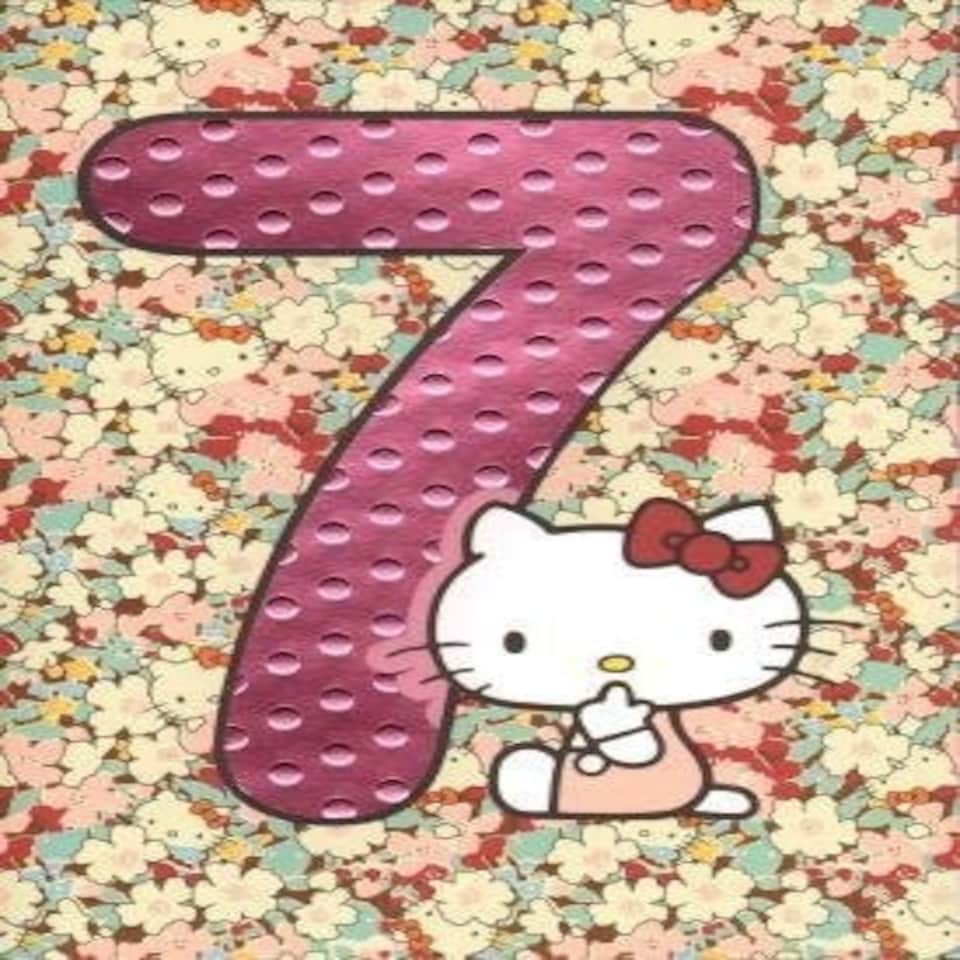 image 1 of 7th Birthday, Birthday Greetings Card