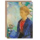 image 1 of Odilon Redon Art Card Baroness of Domecy Portrait