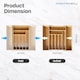 image 2 of MantraRaj Bamboo Expandable Wooden Cutlery Tray Holder Kitchen Drawer Organiser