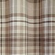 image 3 of Catherine Lansfield Cullen Termal Check Brushed Cotton 66x90 Inch Eyelet Curtains Natural Cream | Natural