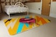image 3 of Pop Art Retro Vintage Colorful Background Designer Rug | Multi