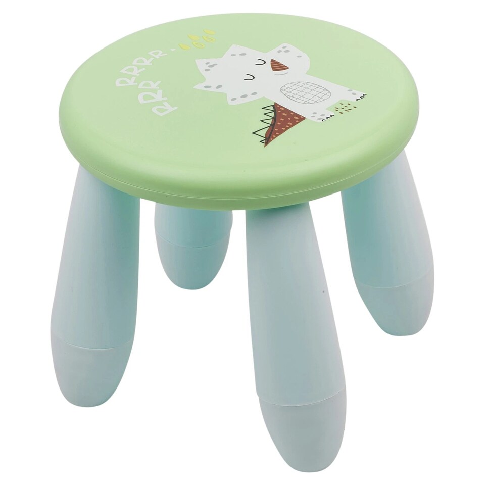 image 1 of Stool Seat 2x21cm Kids Child Colourful Plastic Chair Nursery Indoor | Multi | Multicoloured | 1 of each
