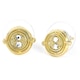 image 2 of Official Harry Potter Time Turner Gold Plated Stud Earrings WES0100