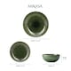 image 7 of Mikasa Dinner Set Green Ceramic 12 Piece