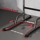image 7 of HOMCOM Power Tower Station Pull Up Bar withAdjustable Height for Home Gym Workout