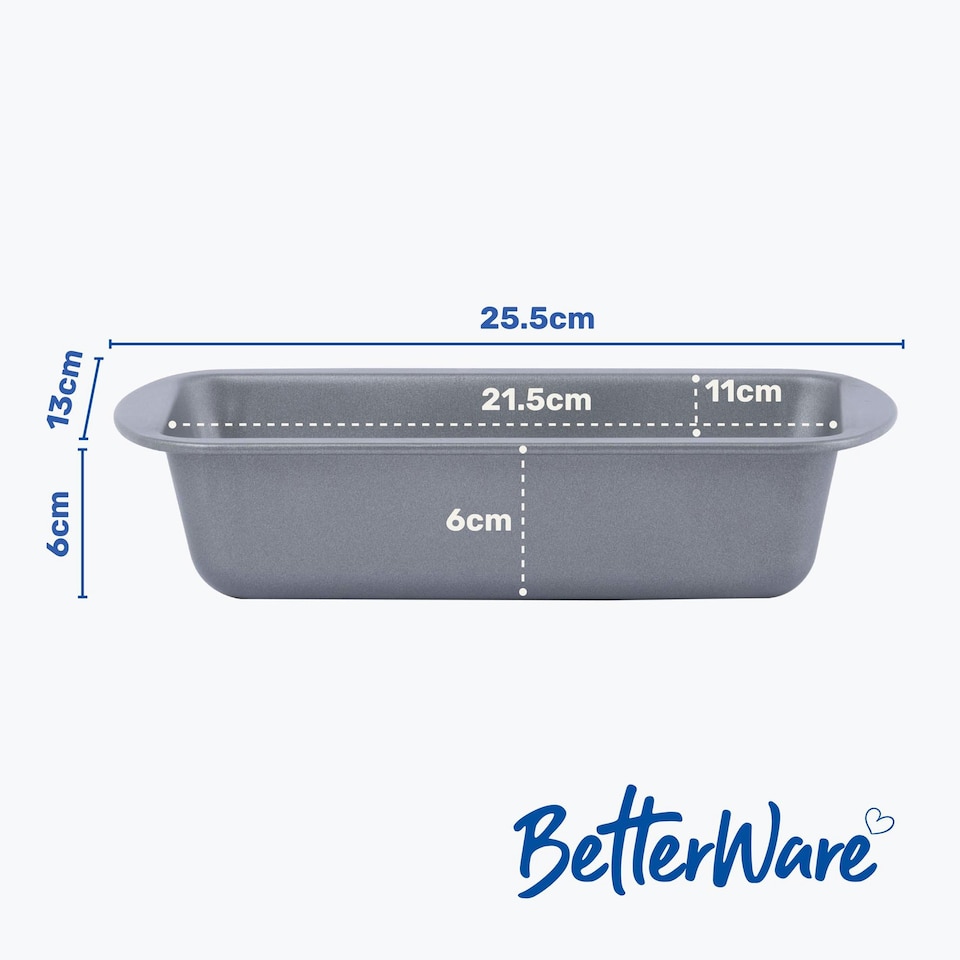 image 1 of BetterWare Essentials 2lb Non-Stick Loaf Tin