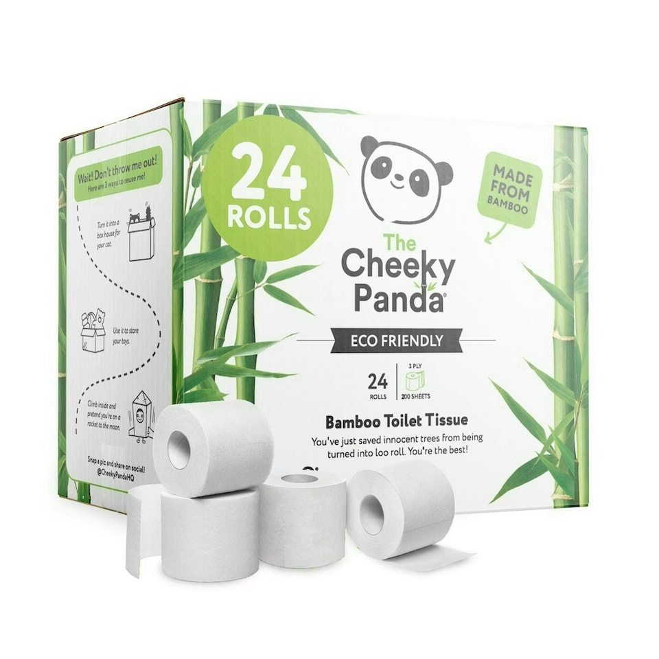 image 1 of Silky Soft Bamboo Toilet Paper White | 48 Rolls Unwrapped