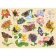 image 1 of The House of Puzzles, Garden Butterflies - 1000 Piece Jigsaw Puzzle