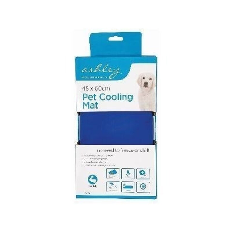 Ashley Pet Cooling Mat - 45cm x 60cm - Blue