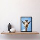 image 2 of Carol M Highsmith Giraffe Head Up Close Look Framed Wall Art Picture Print A4