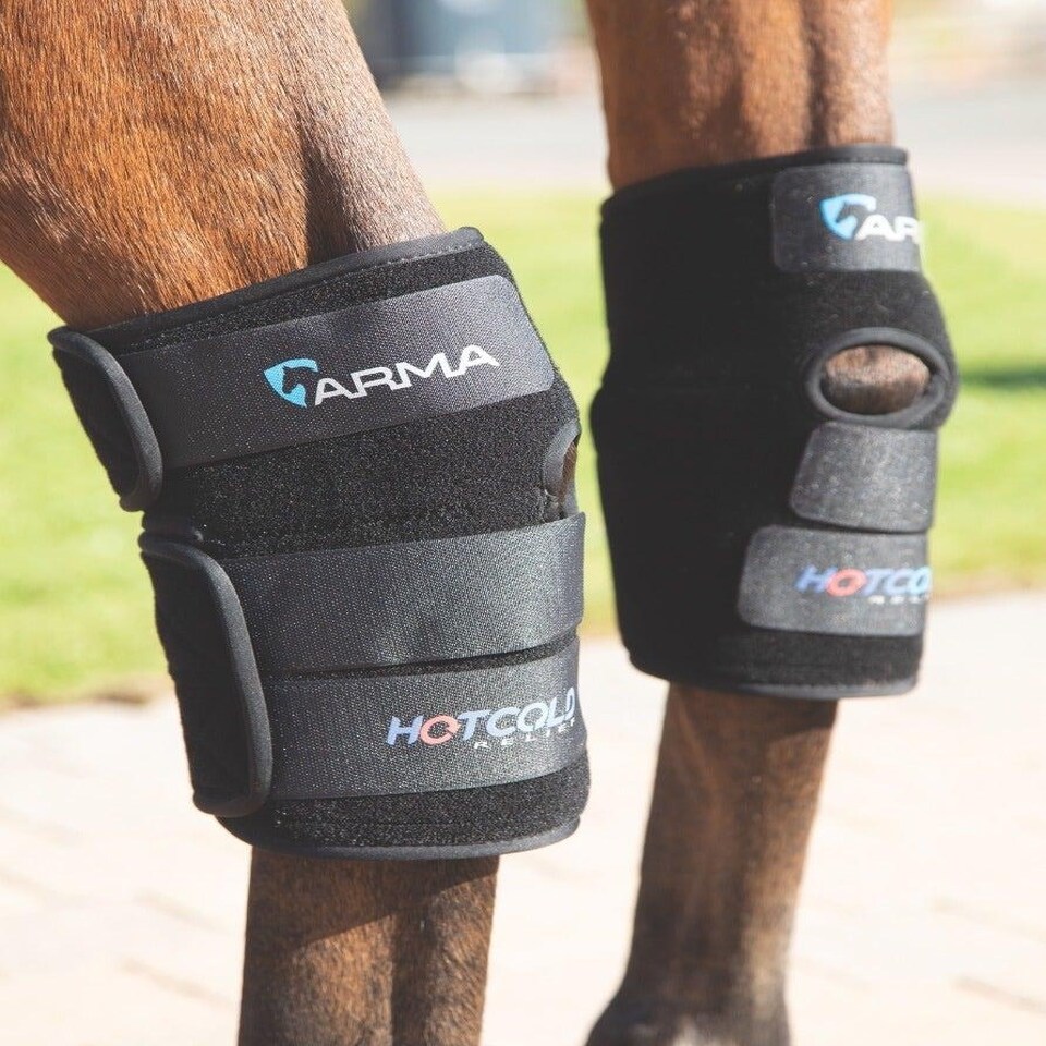 image 1 of Shires Hot/Cold Joint Relief Boots Black | Size: One Size
Colour: Black