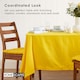 image 7 of Homescapes Yellow Tablecloth - 178 x 300 cm Yellow