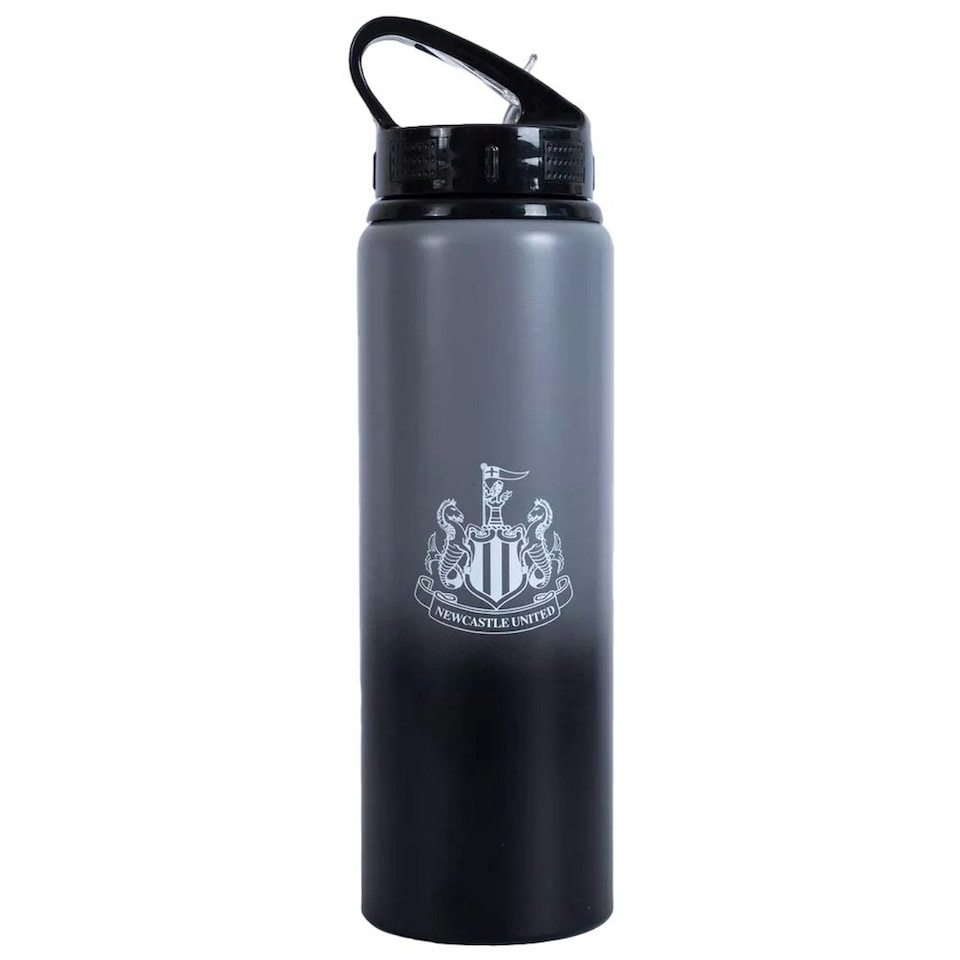image 1 of Newcastle United FC Fade Aluminium Water Bottle - Grey - One Size
