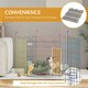 image 9 of PawHut Pet Playpen Dog Puppy Crate Kennel w/ Door