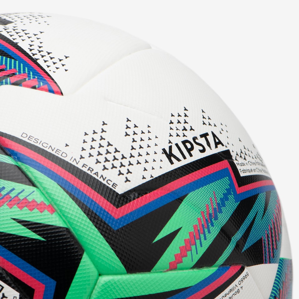 image 1 of Decathlon Thermobonded Size 5 FIFA Quality Football Pro Ball - White